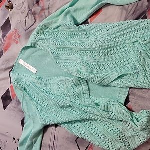 Cherokee Children's Large Teal Cardigan